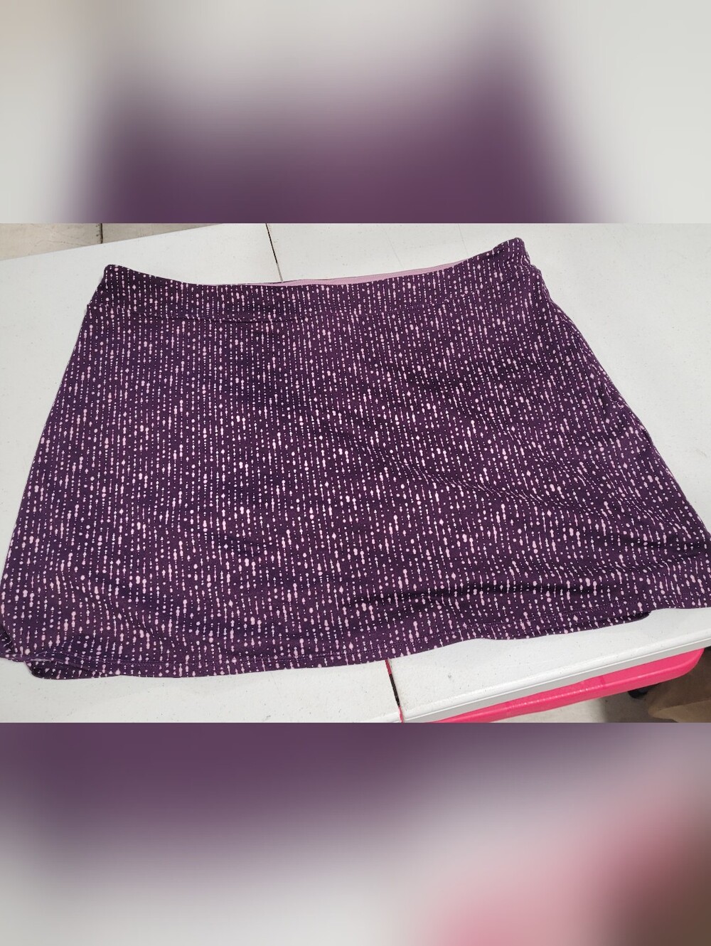 Tranquility by Colorado Clothing Purple Printed Skort